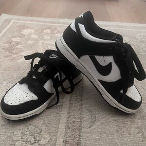 Nike Dunk Low Black and White Kids Sneakers